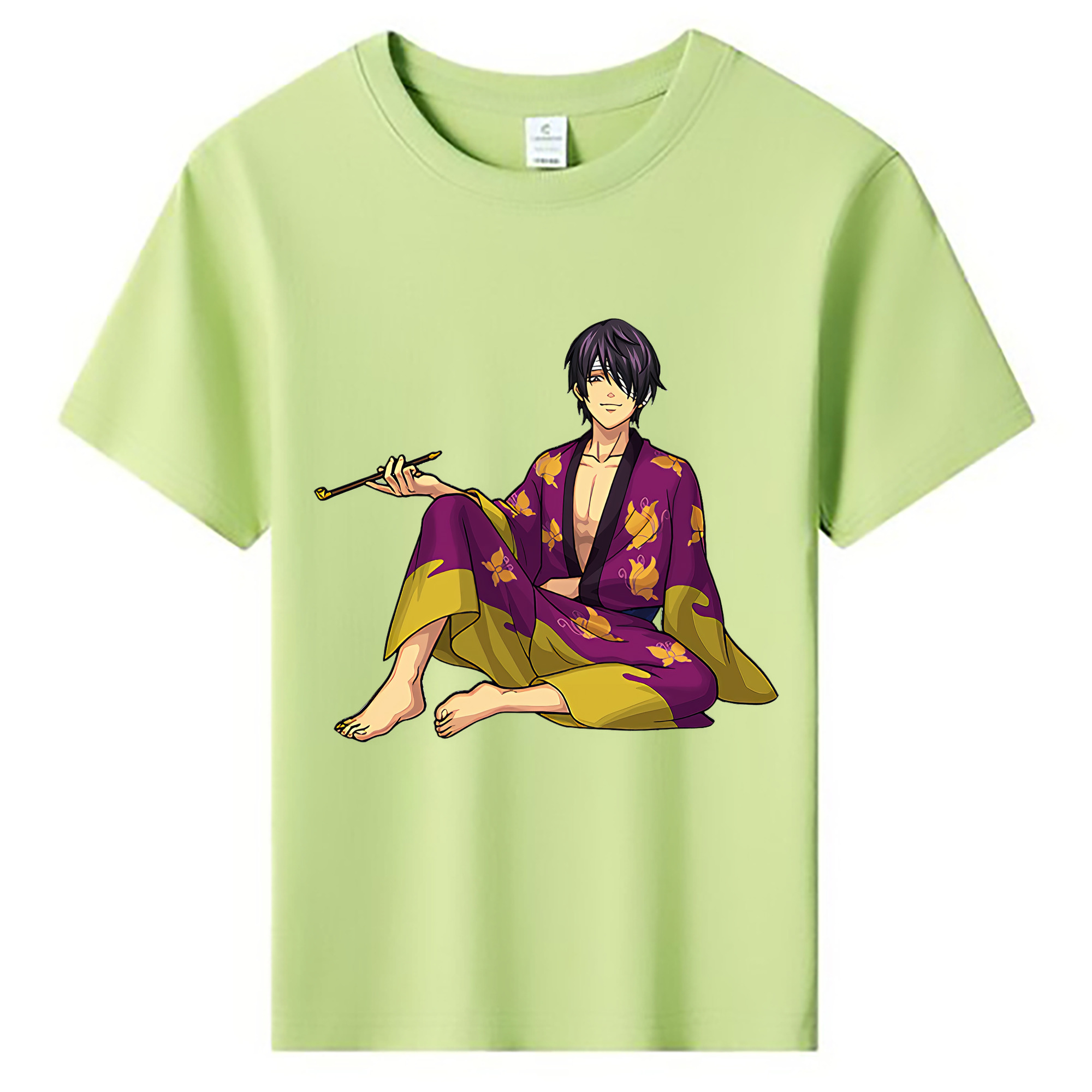 （画像用） ぎんたま 坂田銀時（さかたぎんとき） 神楽 志村新八（しむら しんぱち） GINTAMA Sakata Gintoki Kagura Shimura Shinpachi 綿100％キッズTシャツ（フロントプリント）